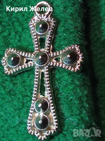 ПОСРЕБРЕН АЖУРЕН КРЪСТ от БЛАГОРОДНА СТОМАНА в СТАРИНЕН СТИЛ 40316, снимка 15 - Колиета, медальони, синджири - 42377874