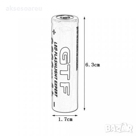 2 бр. 3.7V 18650 9800 mAh литиево-йонна акумулаторна батерия за LED фенерче челник лазер електронни , снимка 4 - Батерии, зарядни - 28974069