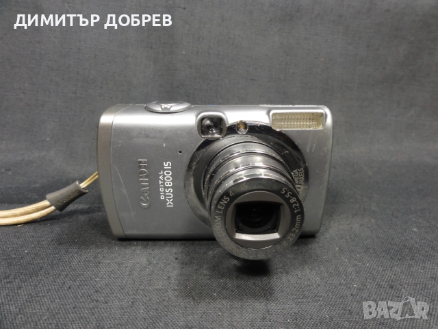 ЦИФРОВ ФОТОАПАРАТ CANON IXUS 800 IS 6.0MP DIGITAL CAMERA, снимка 3 - Фотоапарати - 51693016
