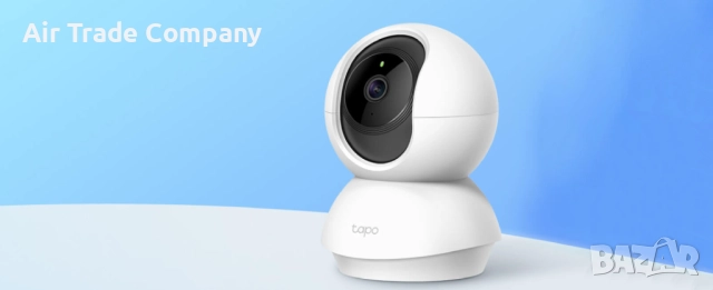 Смарт камера за видеонаблюдение TP-Link, Tapo C200, 360°, бяла, снимка 3 - Други - 51567909