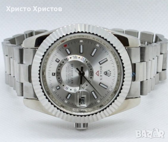 Мъжки луксозен часовник Rolex Sky-Diveller Oyster Perpetual 3 цвята , снимка 12 - Мъжки - 37047651