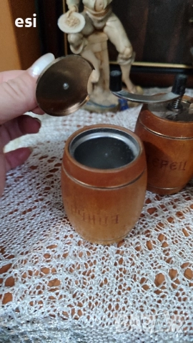 Комплект от три дървени буренца от едно време, , снимка 2 - Други ценни предмети - 52574202