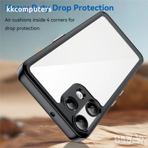 Защитен Калъф за Nothing Phone (3a) Lite 5G - TPU+Acrylic, Прозрачен, 4-ъглова защита, Вкл. Протекто, снимка 6 - Калъфи, кейсове - 53416963