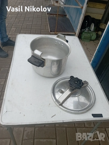 Тенджера под налягане СССР производство 6 литра , снимка 3 - Съдове за готвене - 53245703