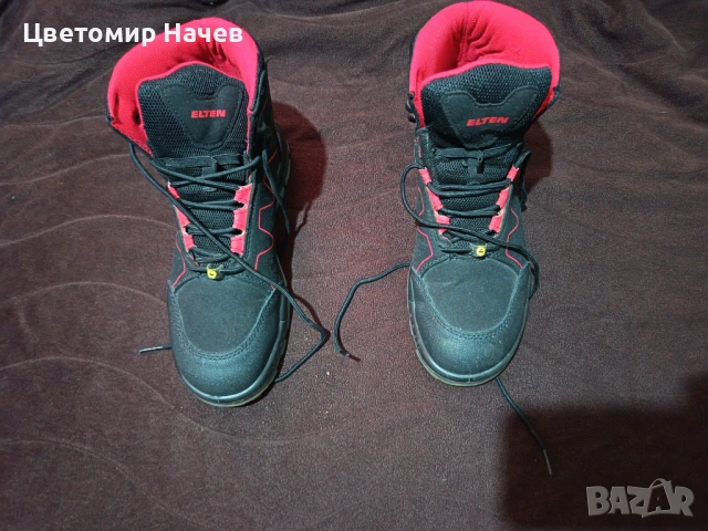 Работни обувки ELTEN GRANT Red Mid ESD S2, снимка 3 - Други - 53305417