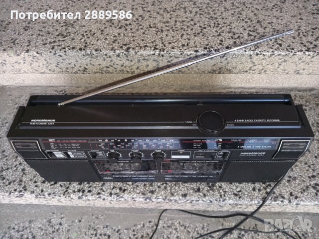 Рад. касетофон NORDMENDE partycorger 6684., снимка 4 - Радиокасетофони, транзистори - 43560948
