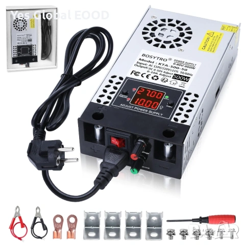 Регулируемо захранване 0-50V 0-10A 500W