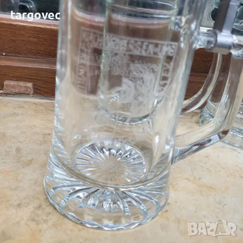 Стъклени халби по 20 лв, снимка 4 - Чаши - 48490143