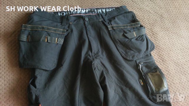 JOBMAN 2195 Pirate Work Shorts Stretch размер 52 / L еластични къси работни панталони W4-91, снимка 4 - Панталони - 43662677