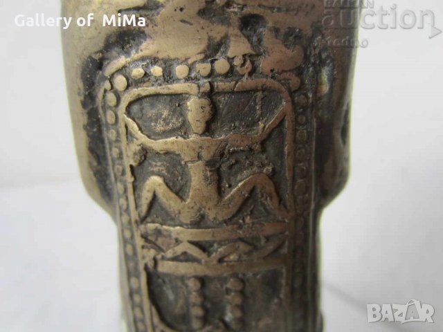 Много стара метална фигура еротика малка пластика, снимка 2 - Статуетки - 28880420