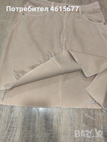 дънкова поличка на H&M, снимка 5 - Поли - 52336644