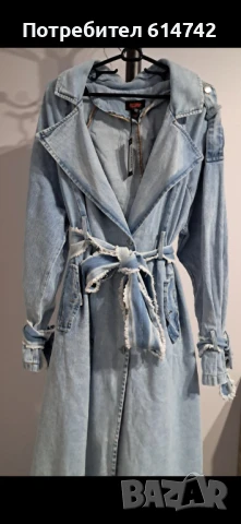 Дънково манто Misspap, снимка 1