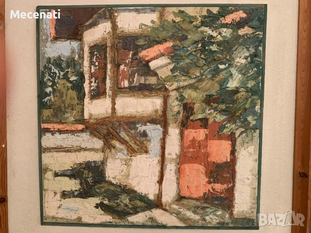 ДИМИТЪР ПАЧОВ масло пейзаж, снимка 3 - Картини - 53099811