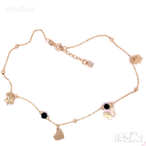 Златна дамска гривна за крак 2,73гр. 28см. 14кр. проба:585 модел:32125-1