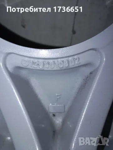 16"ОЕМ Джанти Мерцедес 8j et34, снимка 6 - Гуми и джанти - 47367557