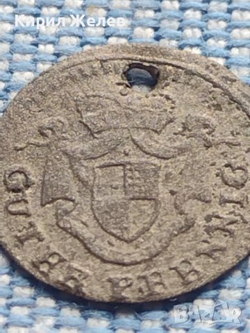 Рядка монета пфенинг 1753г. Фридрих Бранденбург Байраут 13753, снимка 8 - Нумизматика и бонистика - 42968472