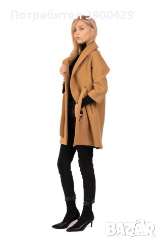 Дамско Палто Helsinki - Кафяво, снимка 2 - Палта, манта - 43069061
