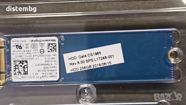 SSD диск WD 256GB SN520 nvme