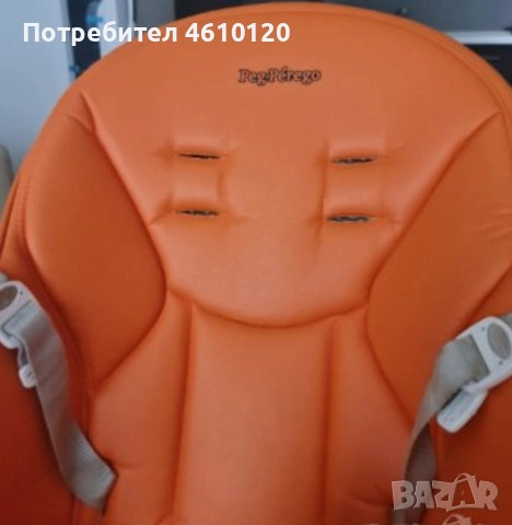 Италианско детско столче за хранене Peg Perego Siesta с чисто нова кожена тапицерия, снимка 6 - Други - 52065878
