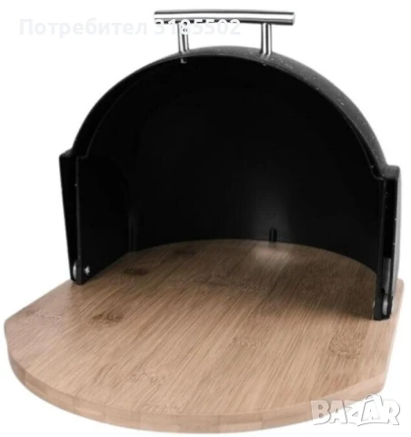 Кутия за съхранение на хляб с дървена дъска,Външни размери: 37х26.5х20 см, снимка 10 - Кутии за храна - 51392750