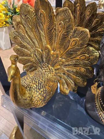 статуетка паун, снимка 3 - Статуетки - 49765881