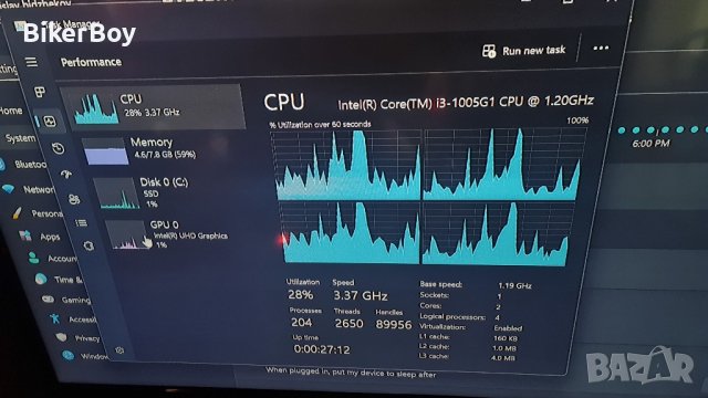 acer spin 3 / i3 1005g1 /  8 gb ram, снимка 3 - Лаптопи за дома - 43424262