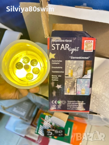 Коледна Лед свещ 1+1 подарък