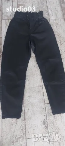 Paperbag промазани дънки ZARA xs, снимка 2 - Дънки - 50243021