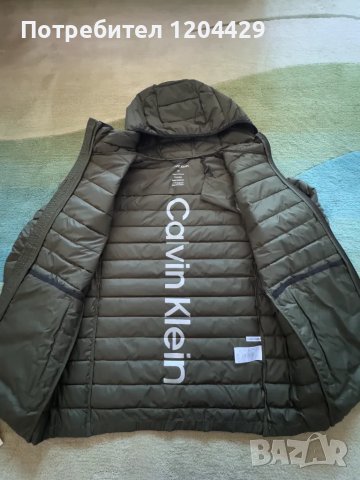 Мъжко яке на Калвин Клайн, ново, с етикет, М размер, снимка 4 - Якета - 48554511