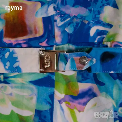  Versace оригинална памучна рокля принт цветя, снимка 5 - Рокли - 47966764