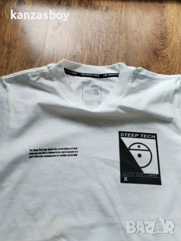 the north face steep tech logo tee - страхотна мъжка тениска 2XS, снимка 3 - Тениски - 50462476