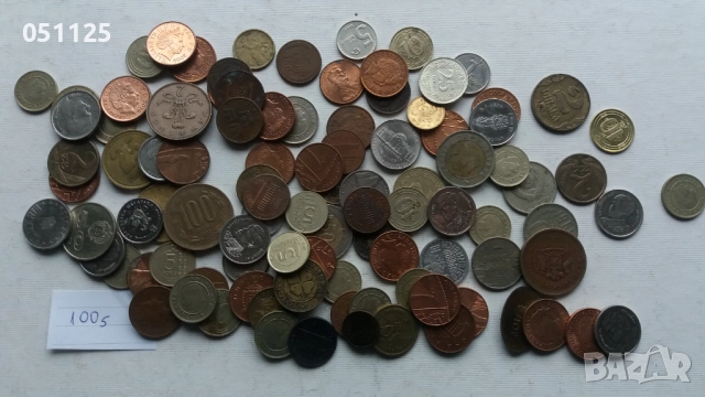 лот от 100 броя чуждестранни монети, снимка 2 - Нумизматика и бонистика - 52922736