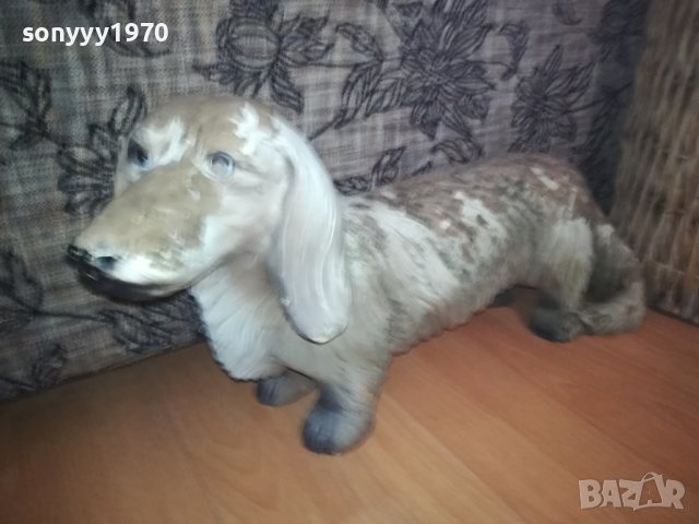 КУЧЕ-60СМ-ГРАДИНСКА ФИГУРА ОТ ГЕРМАНИЯ 2401240948, снимка 15 - Антикварни и старинни предмети - 43950498