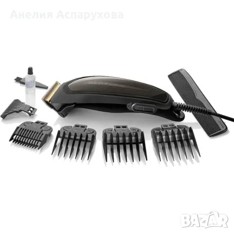 Машинка за постригване Taurus, Титаниев нож, регулируем лост 1-3 мм, 4 дистанционера: 3/6/9/12 мм