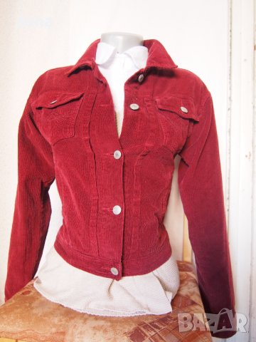 НМ есенно яке в цвят бордо, снимка 2 - Якета - 26806826