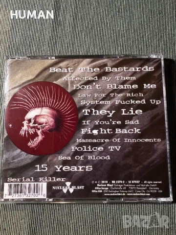 Static-X - Overkill - Iced Earth -Exploited , снимка 17 - CD дискове - 49667867