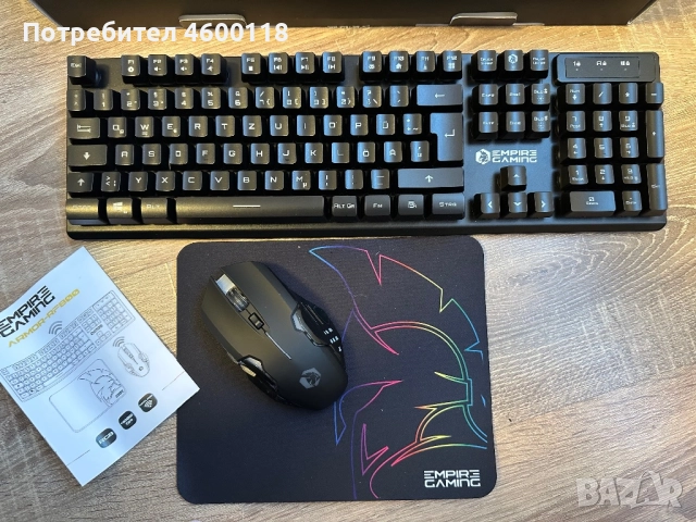 Геймърска клавиатура с мишка, снимка 4 - Клавиатури и мишки - 52427968