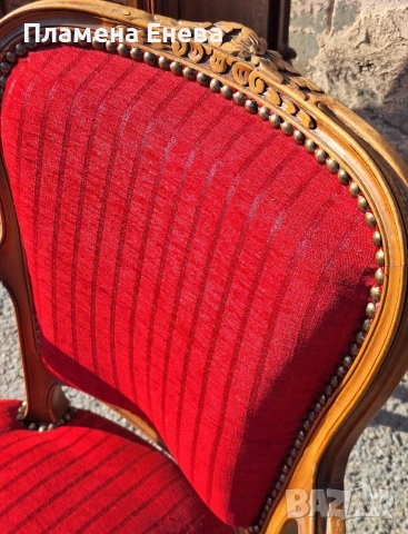 Реновирано френско кресло, снимка 4 - Столове - 53092348