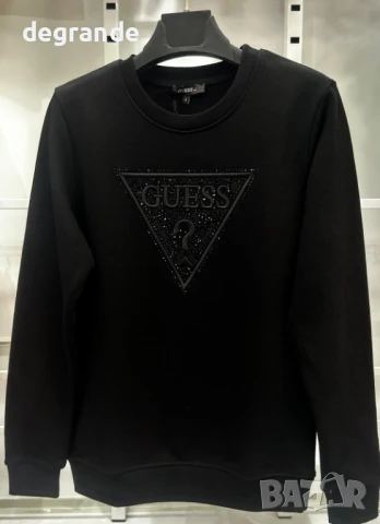 Памучни блузи Guess Бродирано лого
