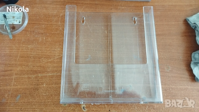 Плексигласови кутии- поставки стенни за брошури - флаери 23,5/25/3,5см, снимка 12 - Друго - 51830187