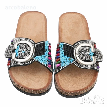 Дамски летни чехли, 4цвята , снимка 17 - Сандали - 50490284