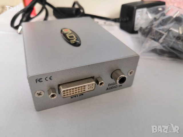 Lindy DVI-D & SPDIF to HDMI Converter, снимка 2 - Кабели и адаптери - 29036614