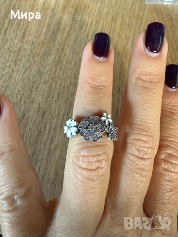 Pandora Пандора пръстен, сребро s925 ALE нов размер 50, снимка 2 - Пръстени - 52270145