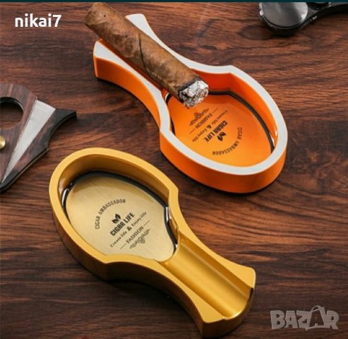 пепелник за пури Creative голям диаметър преносим държач CIGARLOONG, снимка 7 - Други - 37613194