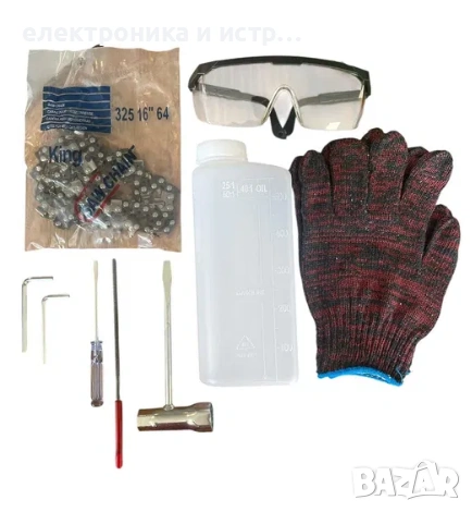 Бензинова Резачка за Дърва KraftRoyal с 40см Шина, 4.5 kW, 68куб. , снимка 5 - Други инструменти - 53442878