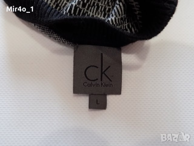 пуловер calvin klein блуза фанела горнище суичър худи мъжки оригинал L, снимка 4 - Пуловери - 43900077