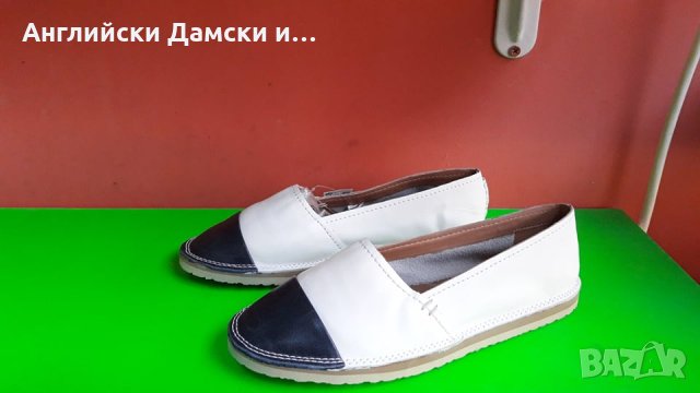 Английски дамски еспадрили естествена кожа-NEXT, снимка 5 - Дамски ежедневни обувки - 28352180