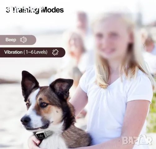 Хуманен нашийник за контрол на лаенето Pawios, снимка 9 - За кучета - 49292000