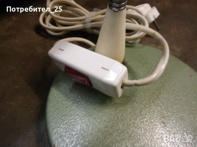 Ретро настолна - работна лампа, снимка 4 - Настолни лампи - 53485748