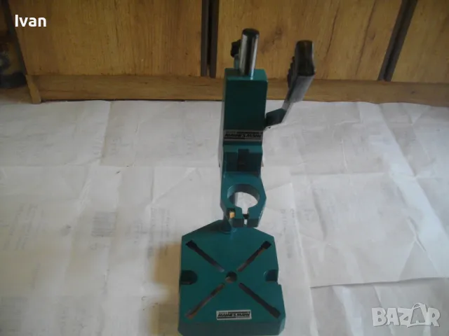 MANESMANN НОВА ОЛЕКОТЕНА АЛУМИНИЕВА ПРОФЕСИОНАЛНА НЕМСКА СТОЙКА ЗА БОРМАШИНА 2,0кг/работен ход 65мм, снимка 8 - Бормашини - 48253407